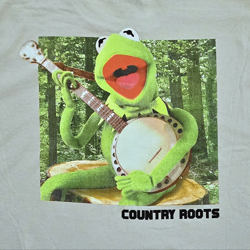 Muppets Kermit the Frog🐸 "Country Roots" Graphic Tee👕 - Picture 3 of 12